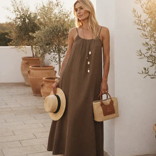 Sleeveless Lounge Maxi Dress